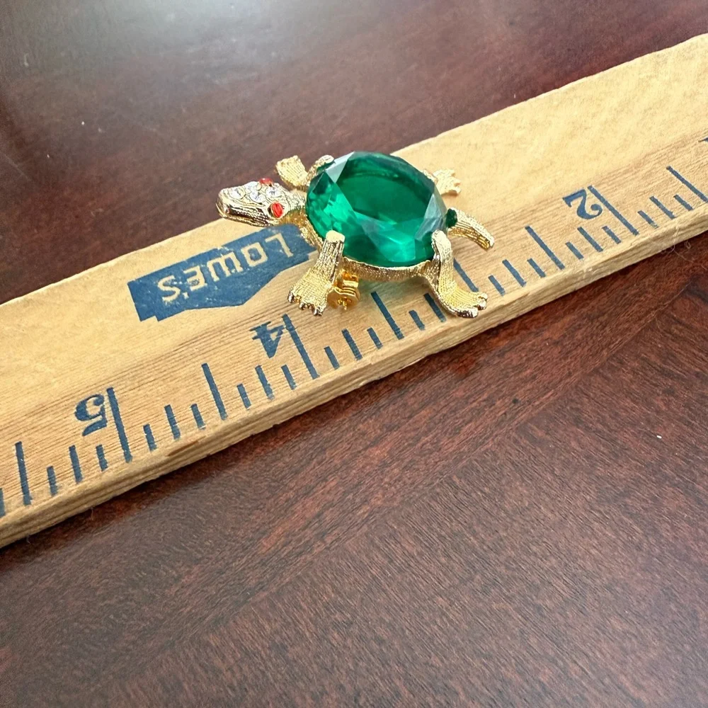 Vintage turtle Brooch - Picture 2 of 3